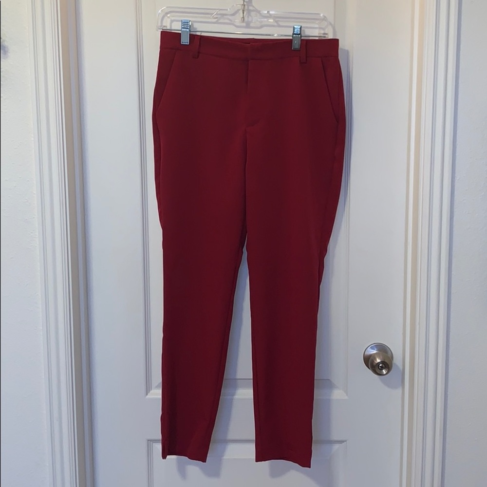 Dress Casual Red Pants